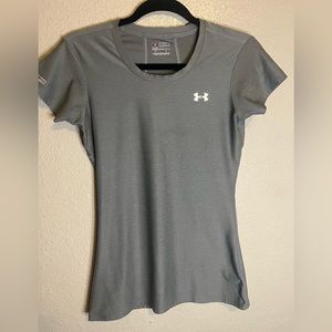 Gray Under Armour fitted shirt